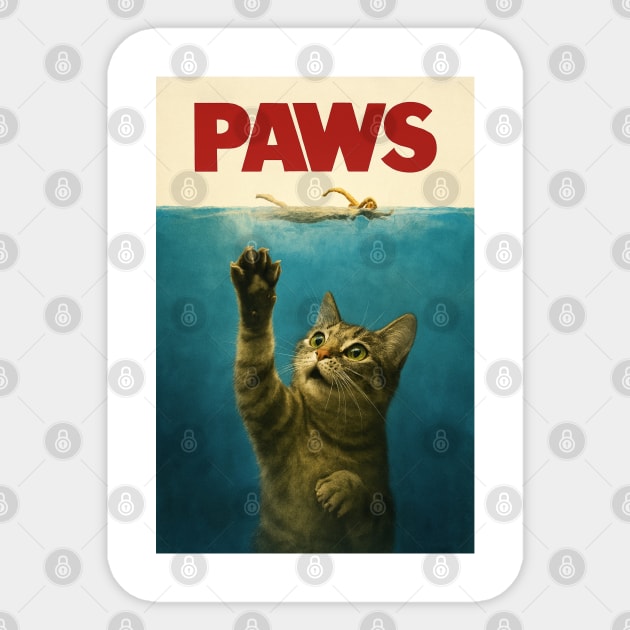 Paws Sticker by Low Life Shirts